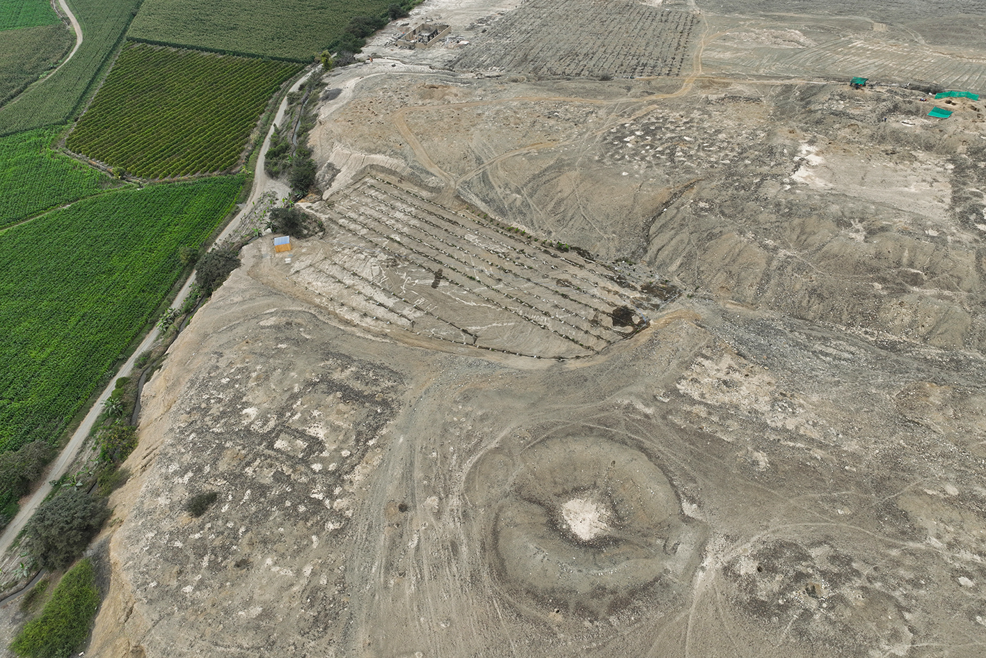 peru archaeology mural huaca yolanda