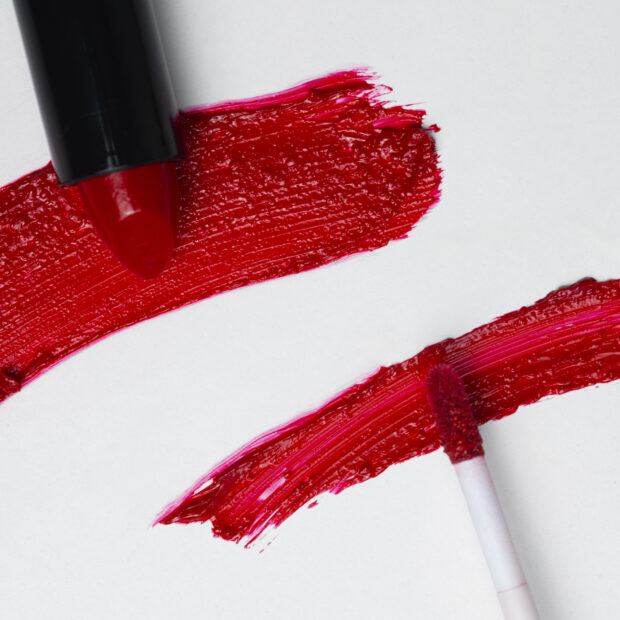 vida morta de produtos de beleza espalhar se