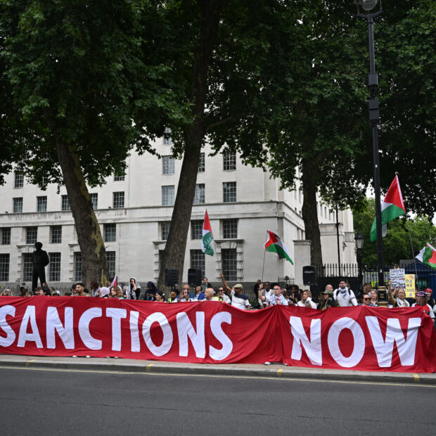 britain israel palestinians conflict demonstration