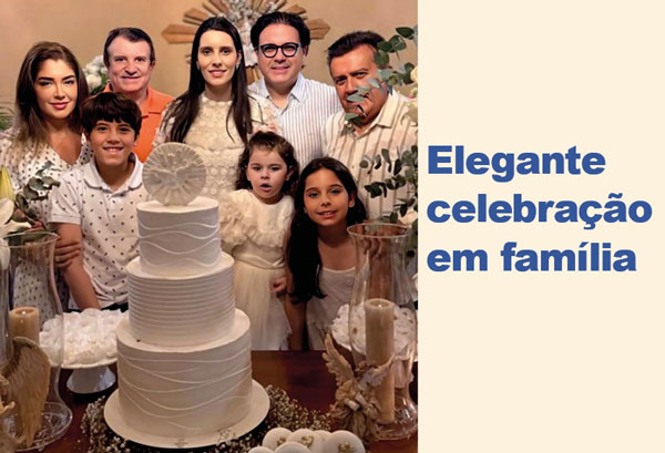 elegante celebração em família capa