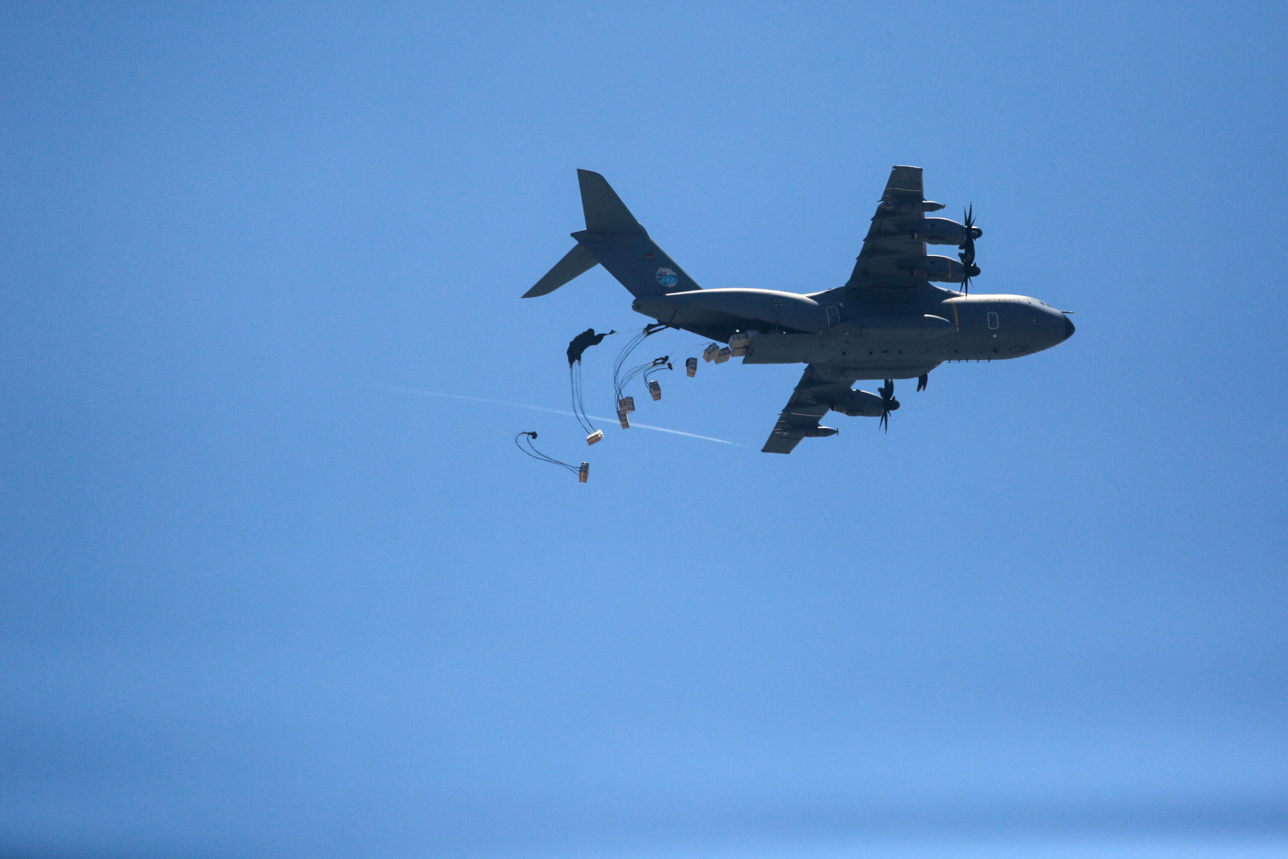 palestinian israel conflict aid airdrop