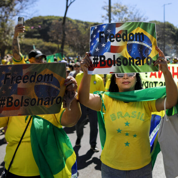 brazil politics bolsonaro supporters demo