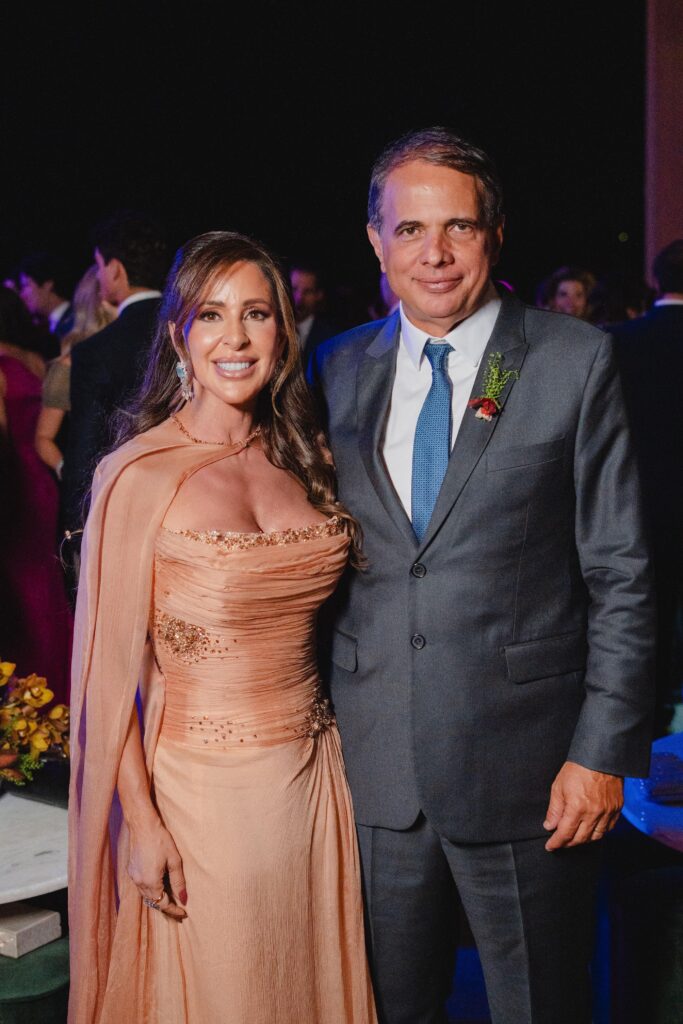 Os pais da noiva, Adriana e Eduardo Amaral