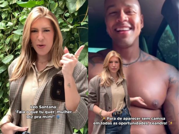 Bailarina entra na onda da música “Desliza” e faz apelo divertido para o cantor parar de ostentar o tanquinho nas redes