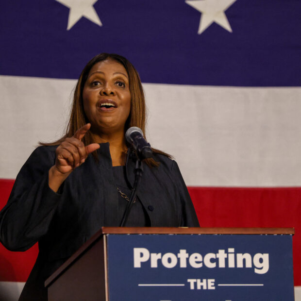 letitia james holds community impact hearing with democratic state attorneys general in response to trump administration cuts