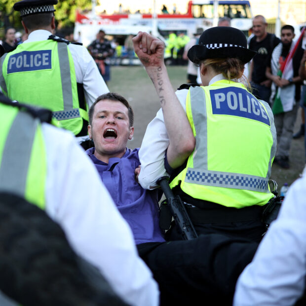 britain politics protest israel palestinian conflict