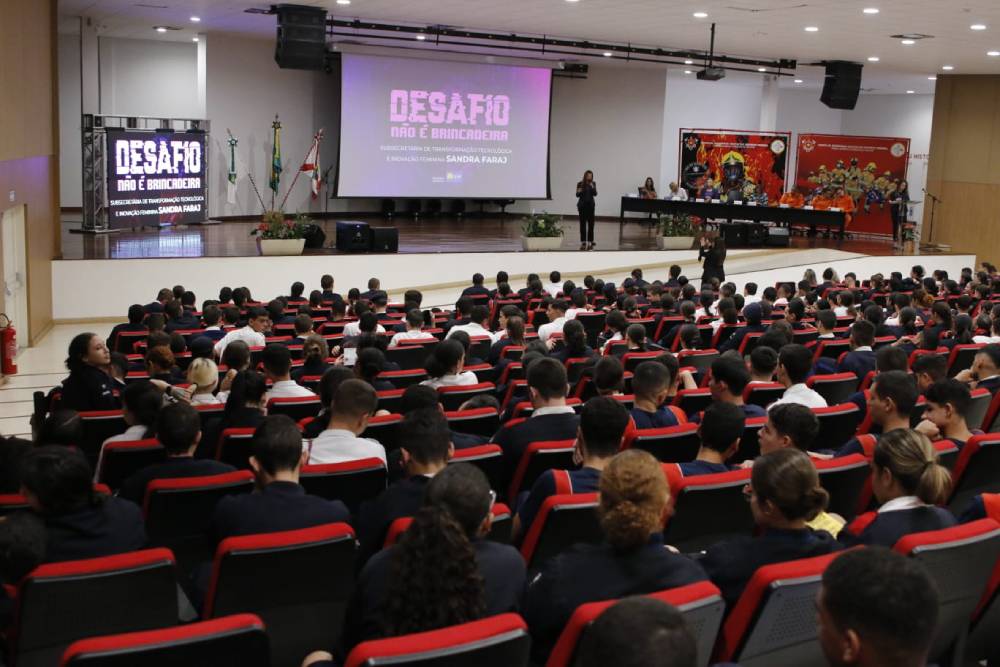 palestra ‘desafio não é brincadeira’