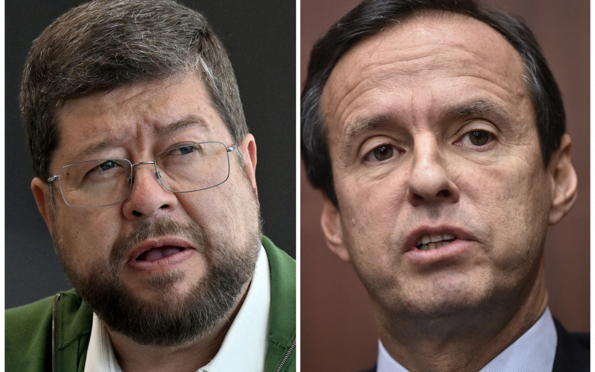 Foto Aizar Raldes and Mandel Ngan / AFP / Samuel Doria Medina, à esquerda, e Jorge Quiroga aparecem como os principais candidatos na corrida pela presidência da Bolívia