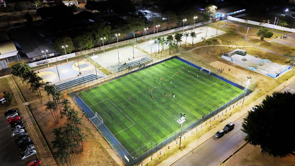 Iluminação de centros esportivos no Distrito Federal é modernizada | Jornal  de Brasília