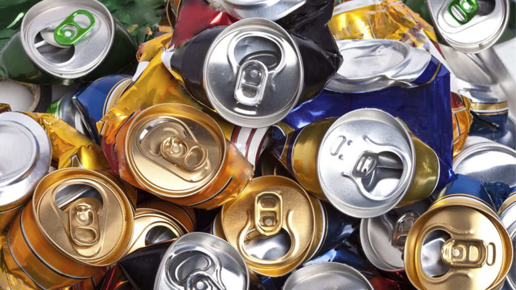 reciclagem de latas de aluminio