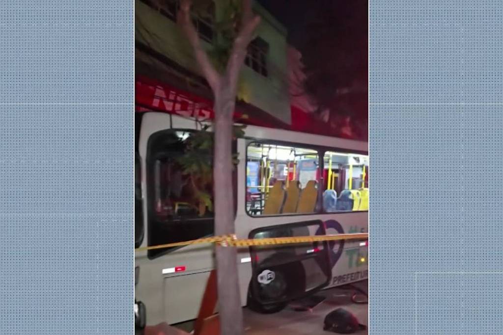 acidente entre ônibus e carro deixa três feridos em são caetano do sul