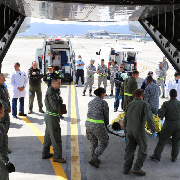 colombia conflict police attack