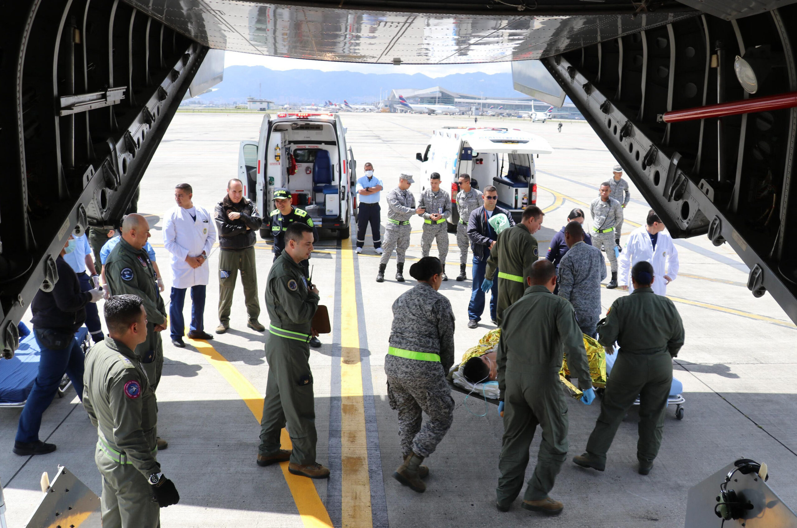 colombia conflict police attack