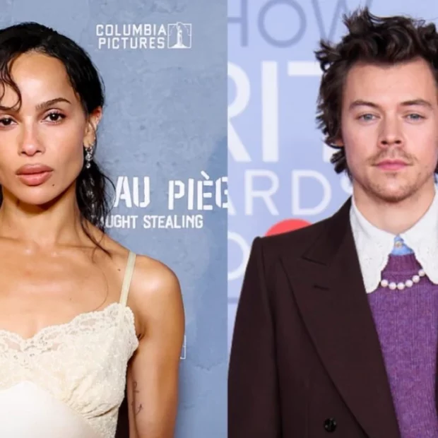 encontro em roma harry styles e zoe kravitz levantam rumores de romance