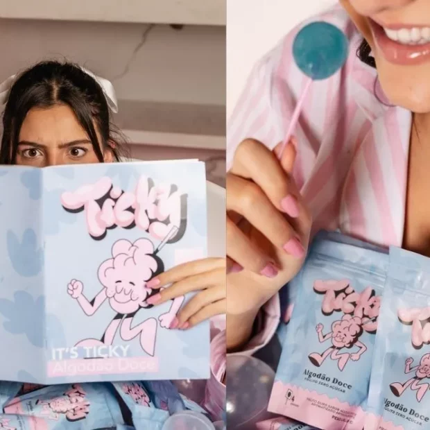antonela braga lanca marca de pirulitos zero acucar