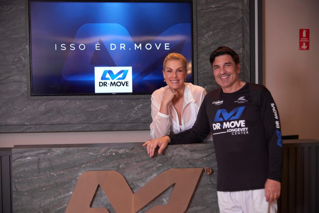 ana hickmann e edu guedes no centro de longevidade dr move foto andré loretti a