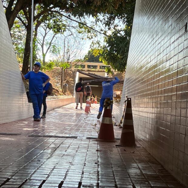 quadra 102 asa sul passagem subterranea