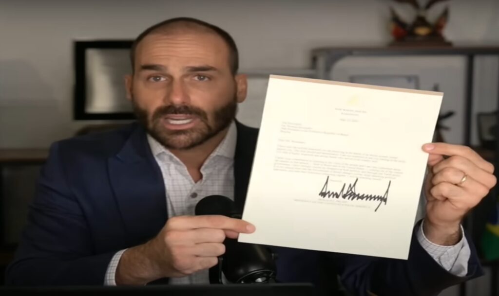 eduardo bolsonaro carta trump 1