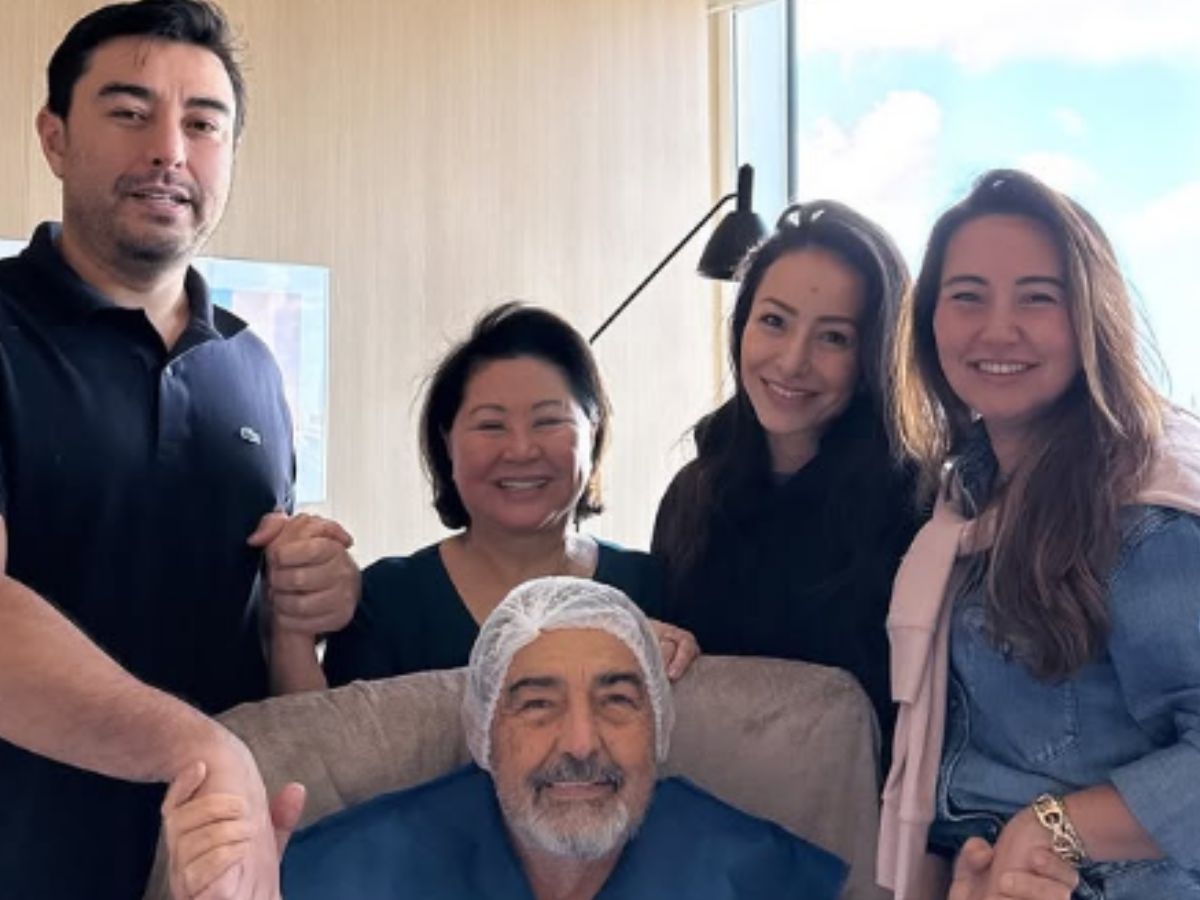 Apresentadora de 44 anos mostra lado guerreiro e une irmãos e mãe em esquema de revezamento de luxo nos cuidados com Omar Rahal, 76.