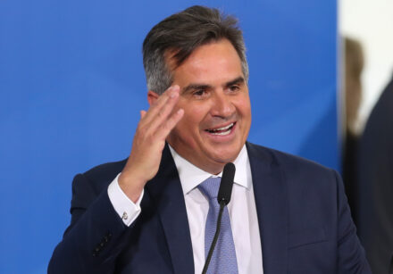 ministro chefe da casa civil, ciro nogueira,disrcursa durante solenidade de posse no palácio do planalto