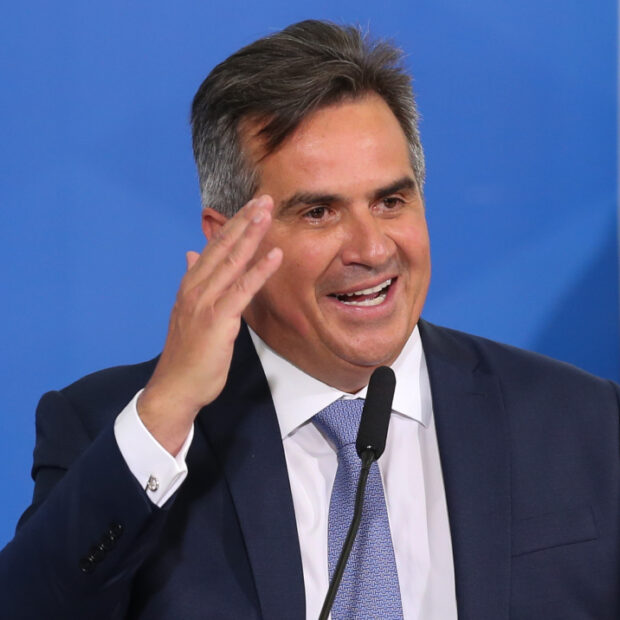 ministro chefe da casa civil, ciro nogueira,disrcursa durante solenidade de posse no palácio do planalto