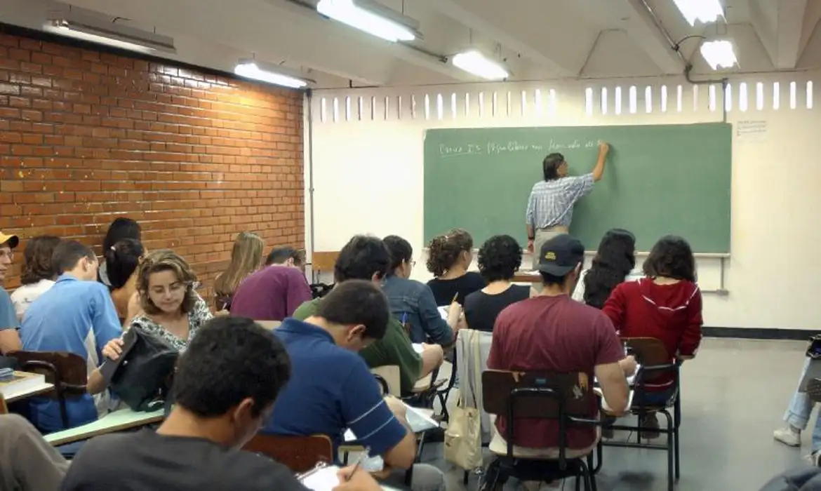 ensino superior sala de aula