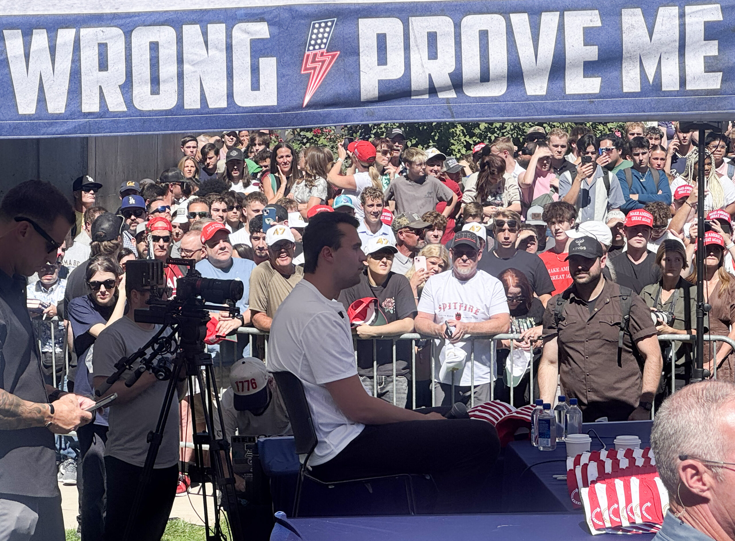 right wing trump ally charlie kirk shot dead at us university