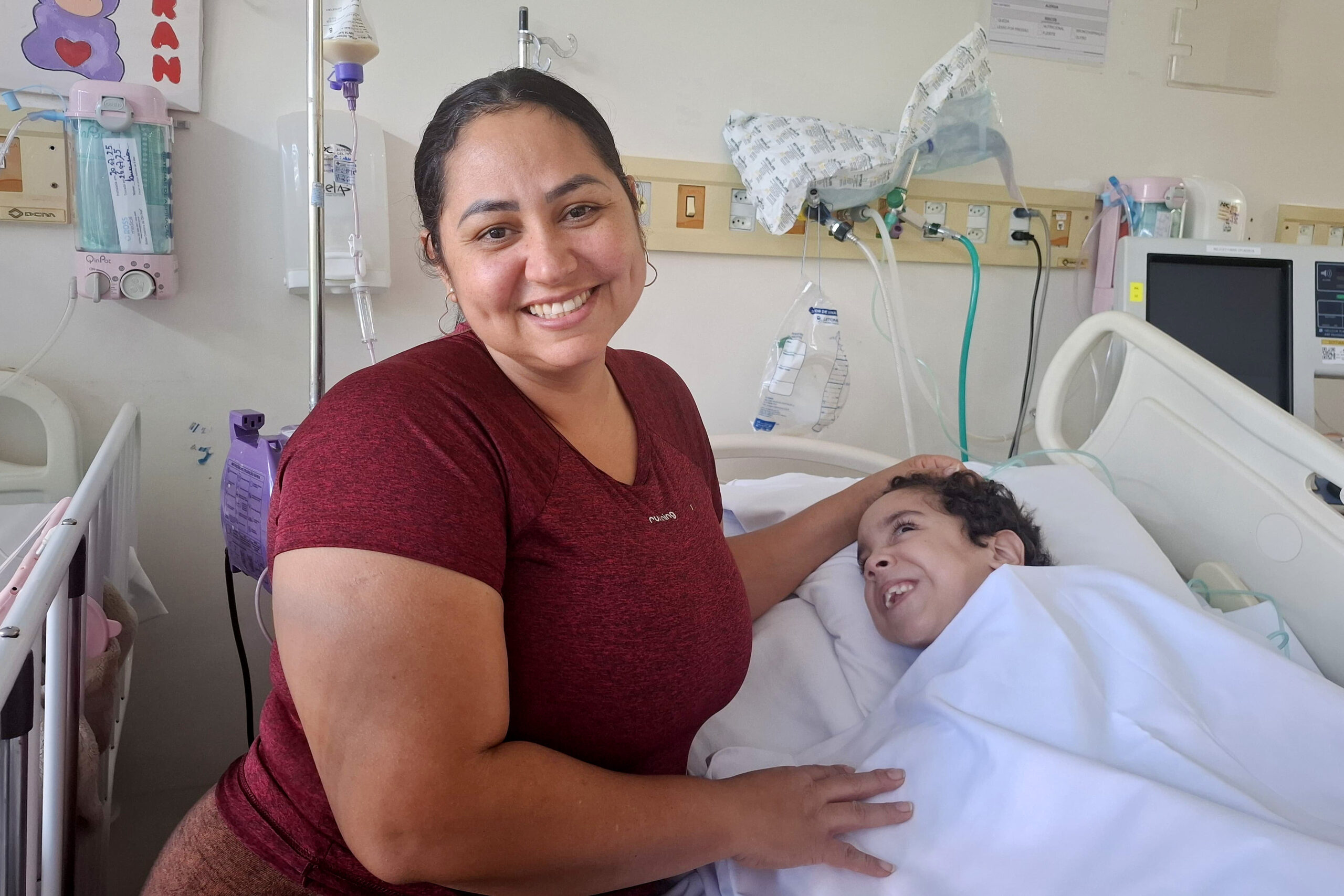 adriana mãe do desmond samuel, de 9 anos. foto arquivo pessoal