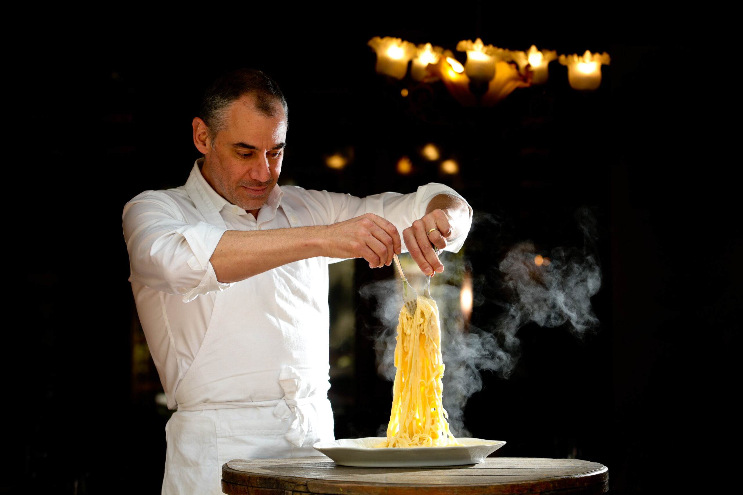 fr45 sao paulo 29/08/2024 paladar restaurante nino foto do restaurante nino e do chef marco renzetti, e de agluns pratos feitos por ele. foto: felipe rau/estadão
