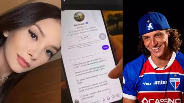 O jogador acionou a Justiça contra Francisca Karollainy, que o acusa de ameaça e de ter vivido um romance extraconjugal; celular dela foi apreendido pela polícia