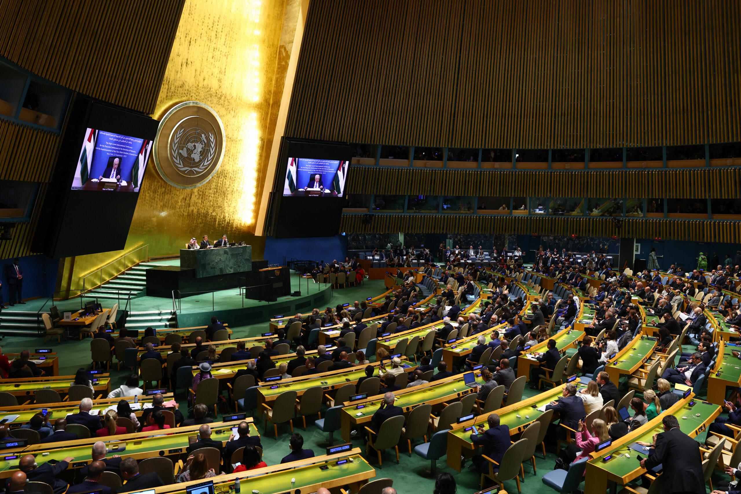 un israel palestinians conflict unga diplomacy