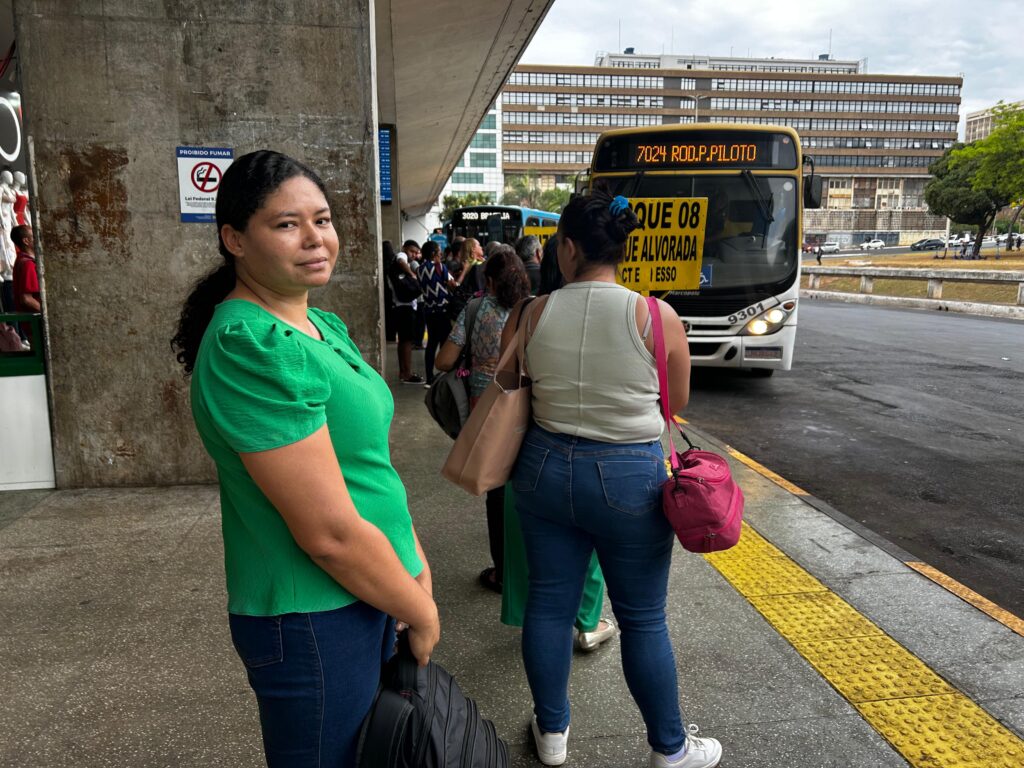 moradora de Águas lindas, eliete gonçalves, de 33 anos créditos daniel xavierjornal de brasília