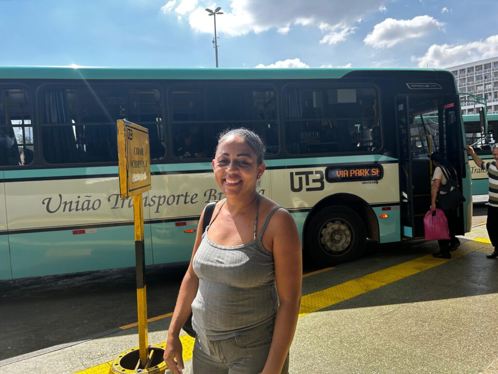 vanieli de oliveira barbosa, 39 anos, moradora de cidade ocidental e babá em brasília créditos daniel xavier jornal de brasília