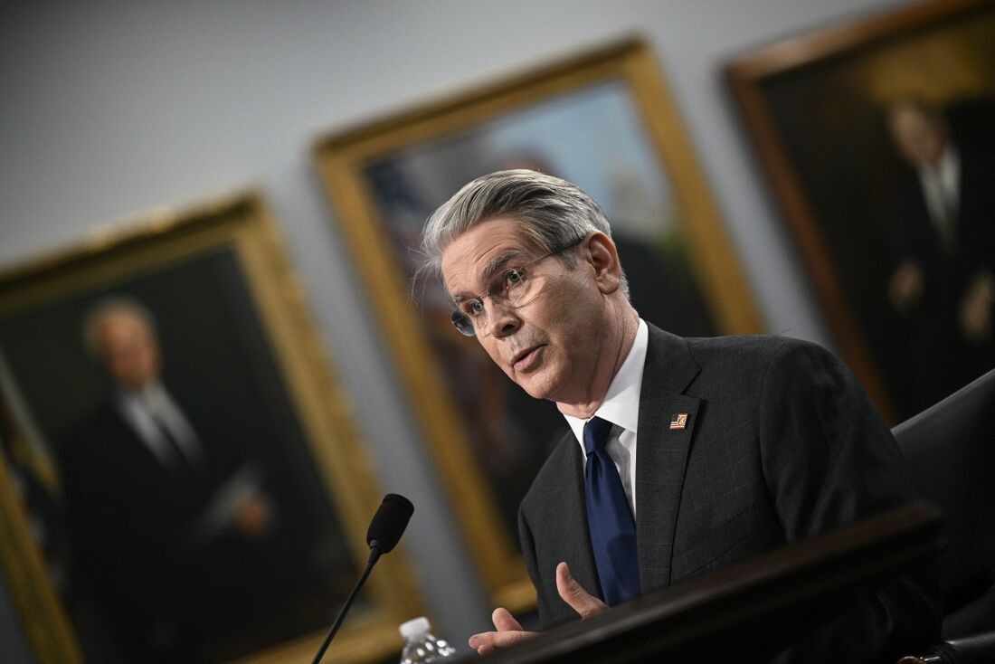 O Secretário do Tesouro dos EUA, Scott Bessen - Foto: Brendan Smialowski / AFP