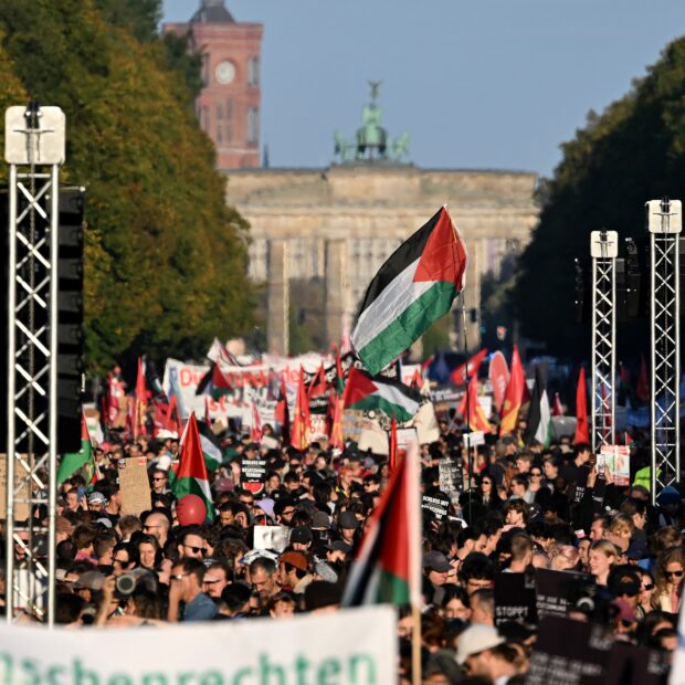 germany palestinian israel conflict demo