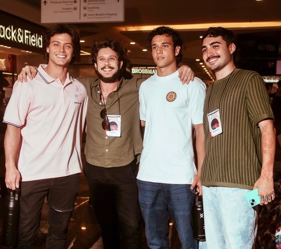 Daniel Arraes, Pedro Abdalla, Yamih Ruda e Bernardo Pinheiro