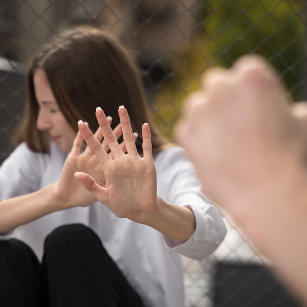 person suffering from bullying