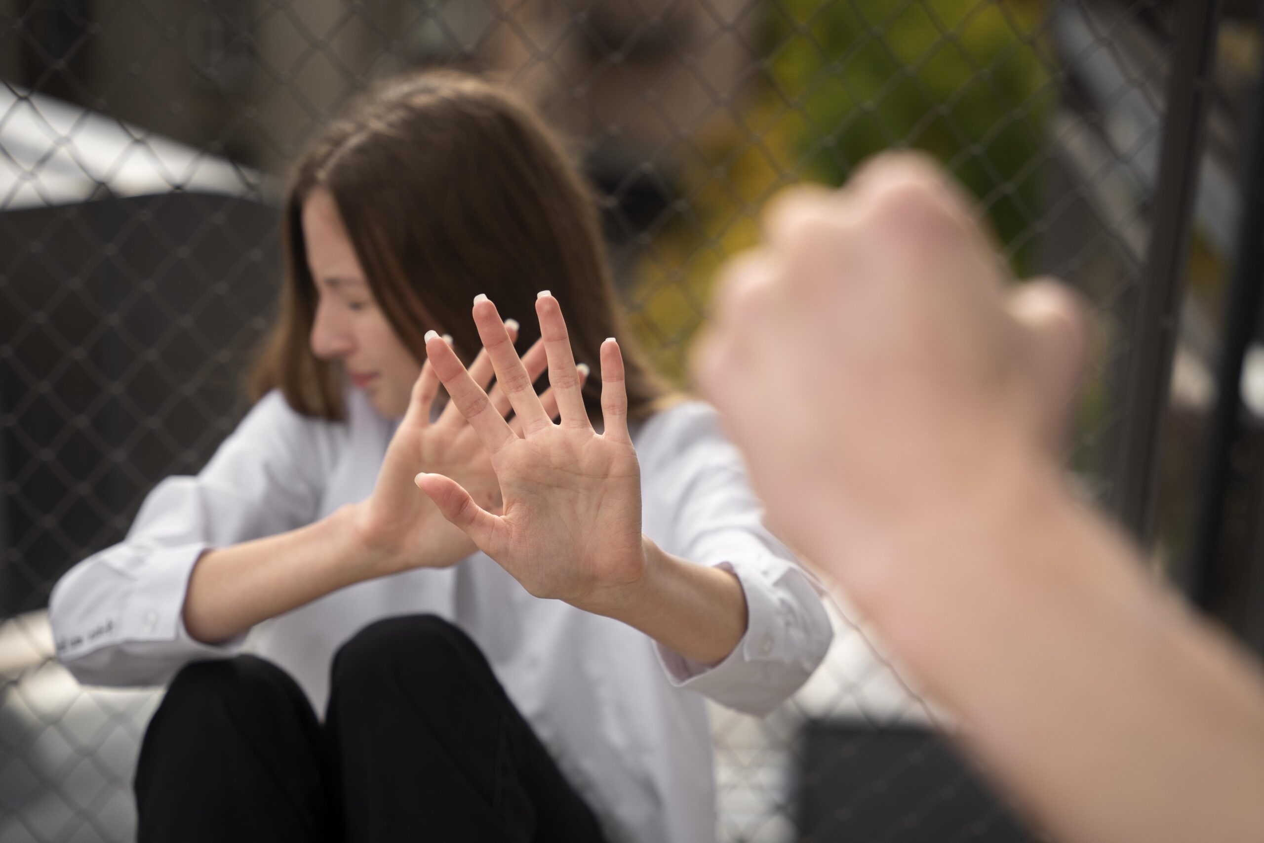 person suffering from bullying