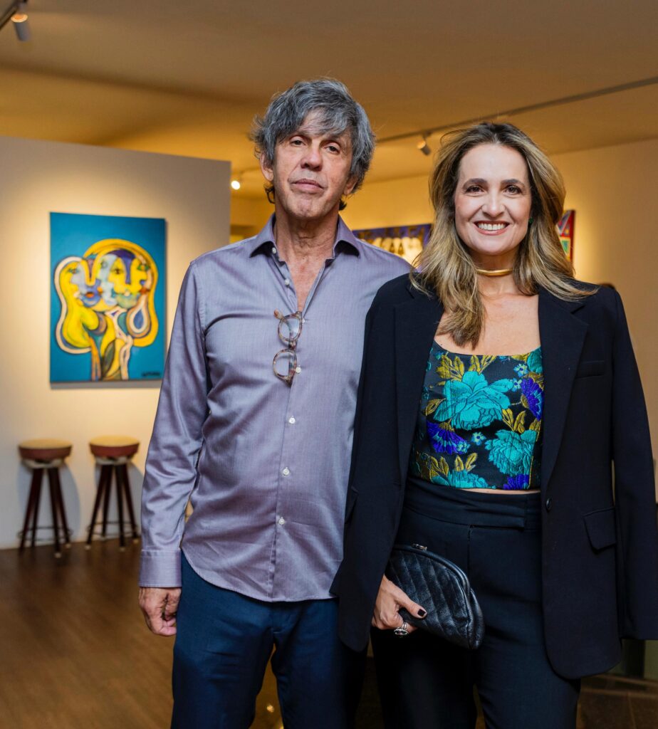 Empresário José Vasconcelos e a arquiteta Karla Amaral 