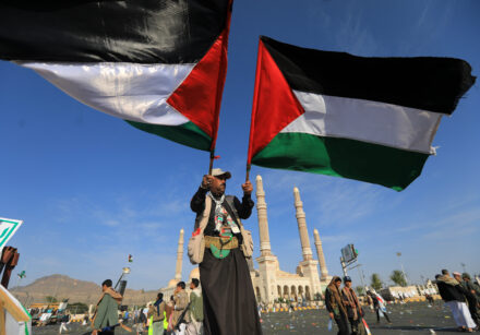 yemen palestinian israel conflict protest