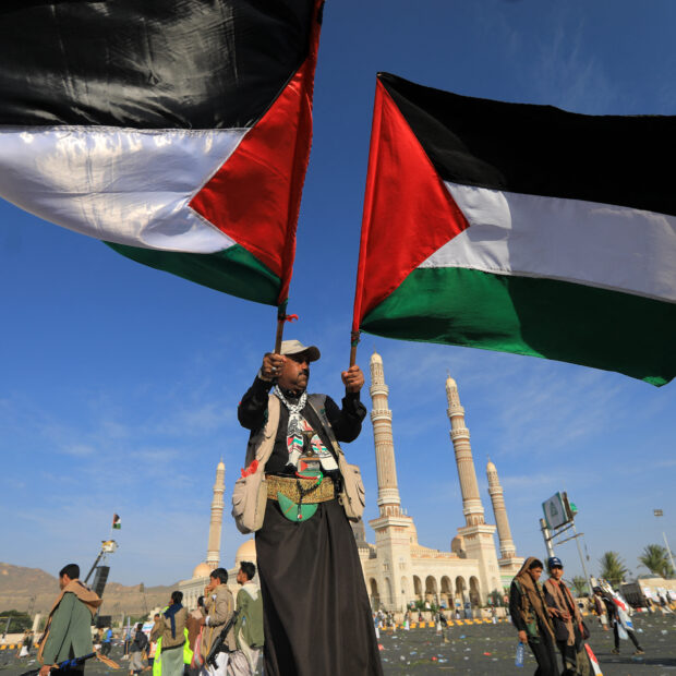 yemen palestinian israel conflict protest