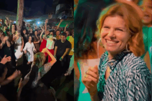 Cantor Feyjão agitou o Cantinho de Minas com hits de samba e MPB, e o elenco da novela se jogou na pista com direito a clássicos dos anos 90.