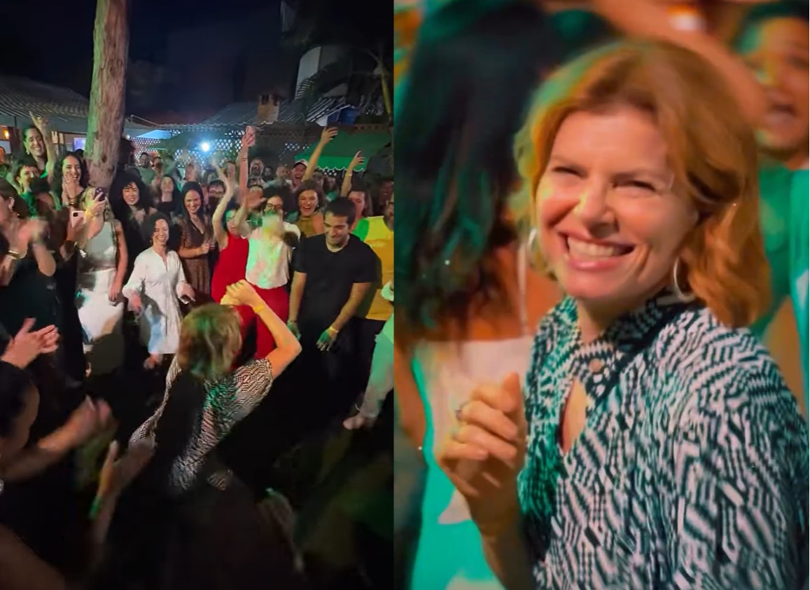 Cantor Feyjão agitou o Cantinho de Minas com hits de samba e MPB, e o elenco da novela se jogou na pista com direito a clássicos dos anos 90.