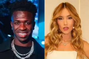 Influenciadora encara polêmica com bom humor e brilha no ensaio da Grande Rio após vazamento de prints com modelo italiana.