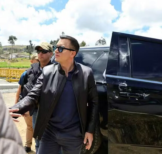 Foto: DIVULGAÇÃO / Presidência do Equador / AFP