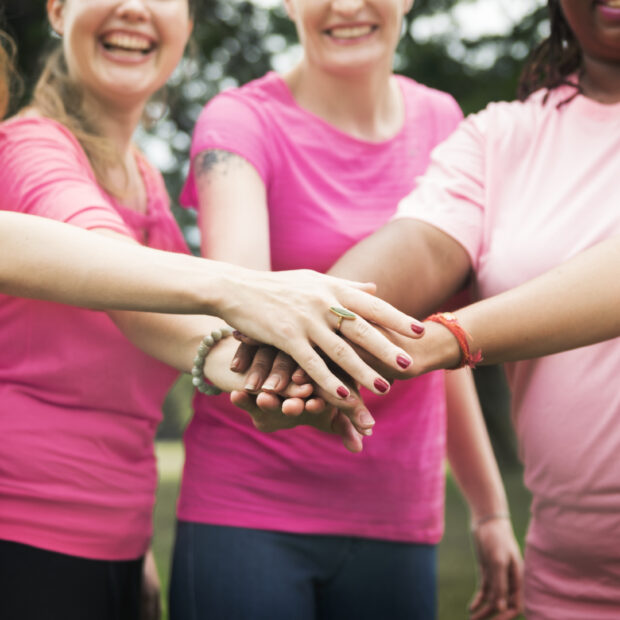 women fighting breast cancer