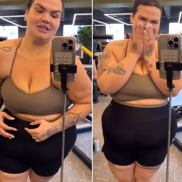 A influenciadora está celebrando cada curva da nova fase, com 70 kg a menos, manequim reduzido e o retorno triunfal ao balé depois de 13 anos