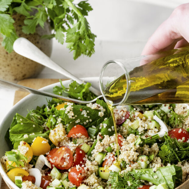 preparing plant based recipe idea