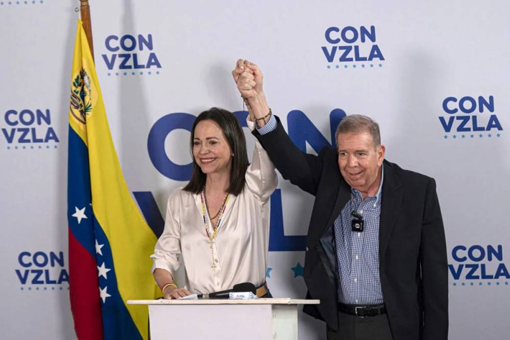 maria corina machado e edmundo gonzalez