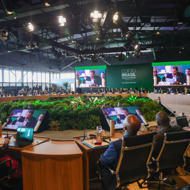 alckmin e ministros participam da abertura da pré cop30